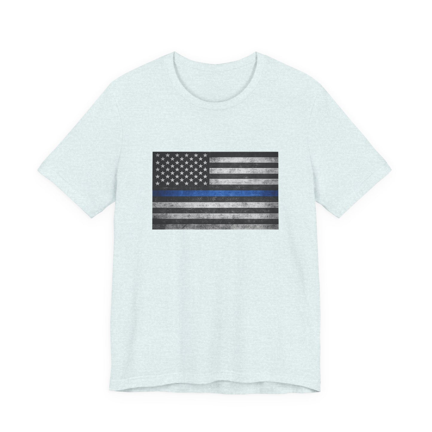 First Responders T-Shirt - Blue Line Flag - Wear What You Stand For Products