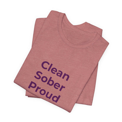 CLEAN SOBER PROUD