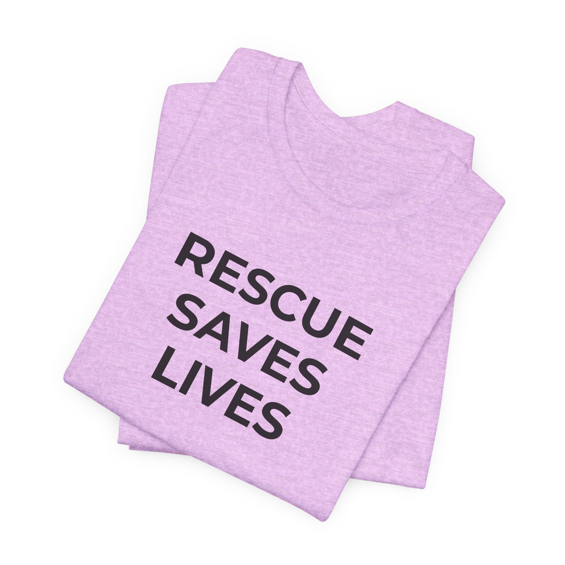 Pet Rescues T-Shirt Rescue Saves Lives - Wear What You Stand For Products
