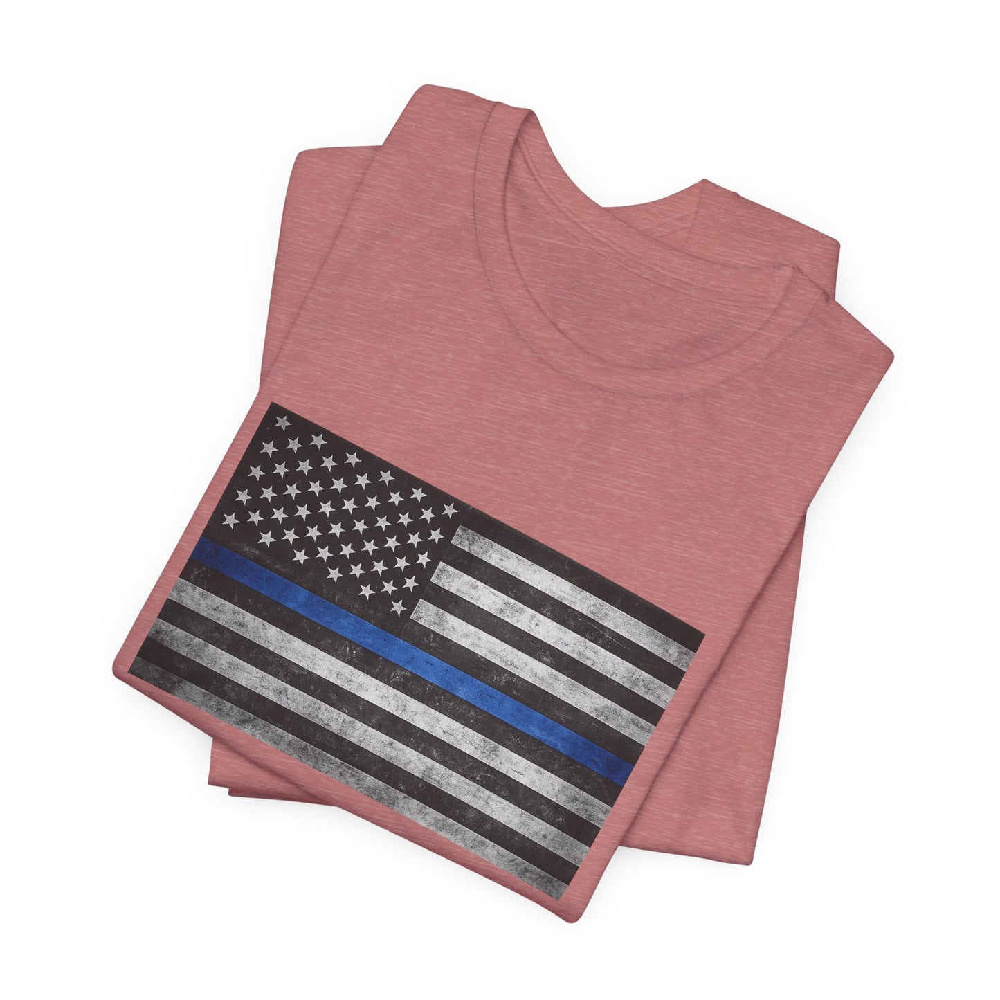 First Responders T-Shirt - Blue Line Flag - Wear What You Stand For Products