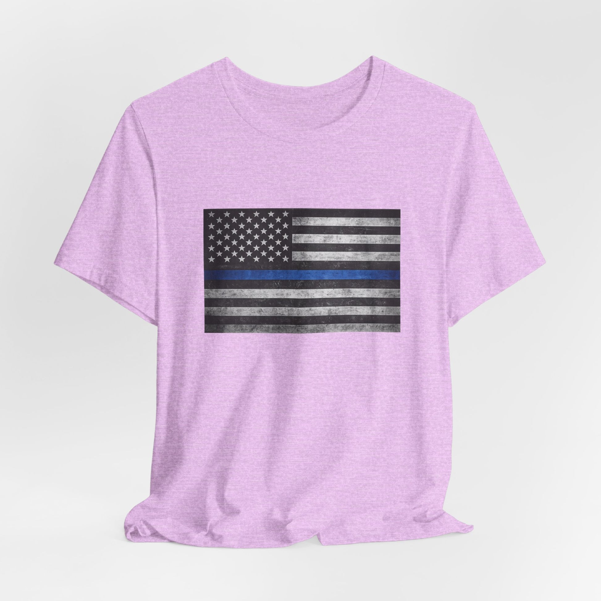 First Responders T-Shirt - Blue Line Flag - Wear What You Stand For Products