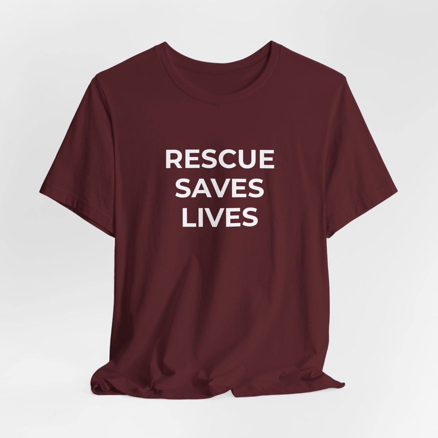 Pet Rescues T-Shirt Rescue Saves Lives - Wear What You Stand For Products