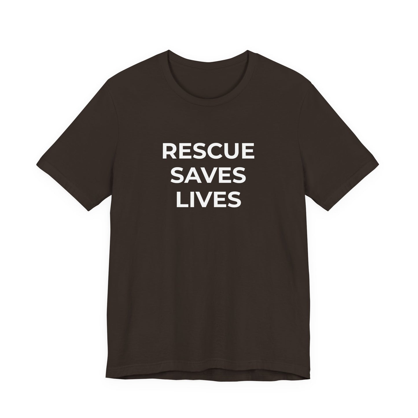 Pet Rescues T-Shirt Rescue Saves Lives - Wear What You Stand For Products