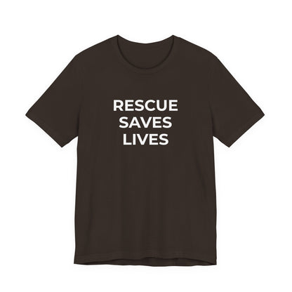 Pet Rescues T-Shirt Rescue Saves Lives - Wear What You Stand For Products
