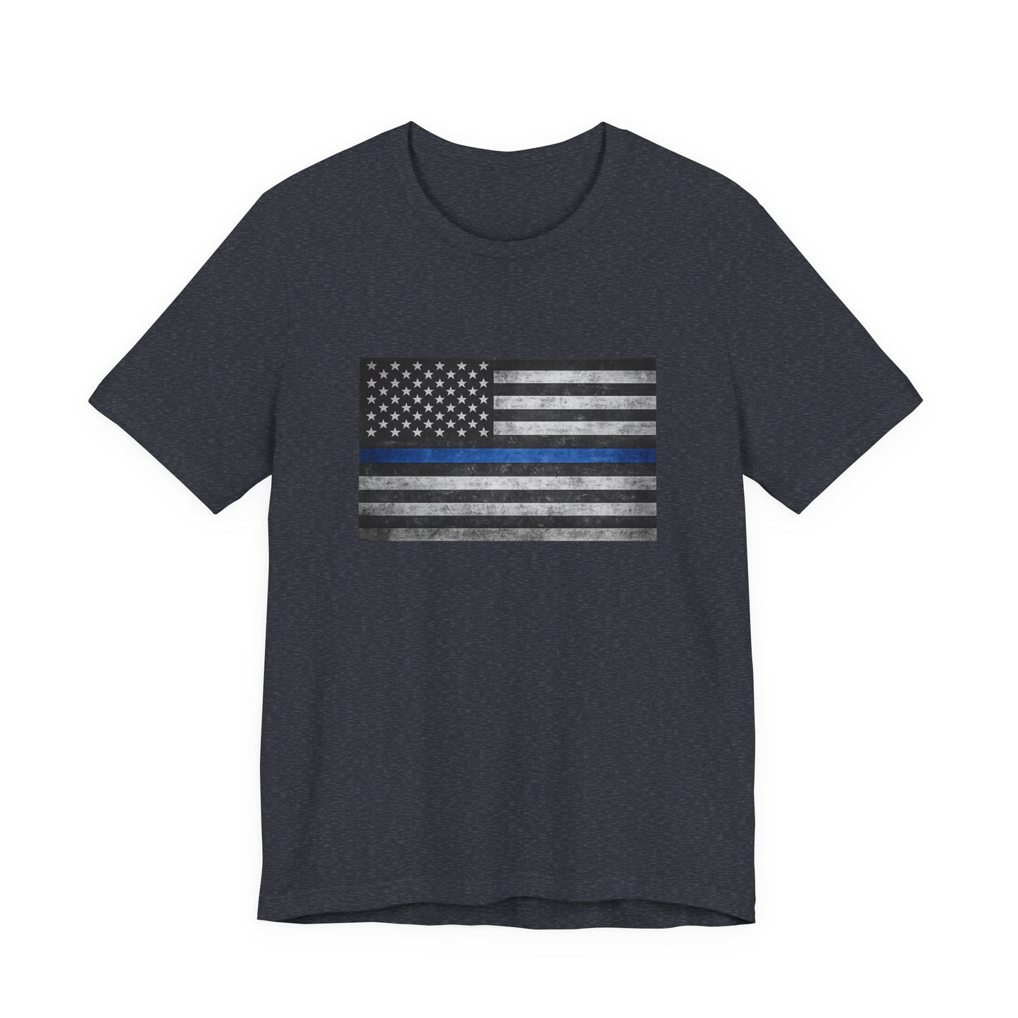 First Responders T-Shirt - Blue Line Flag - Wear What You Stand For Products