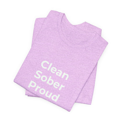 CLEAN SOBER PROUD