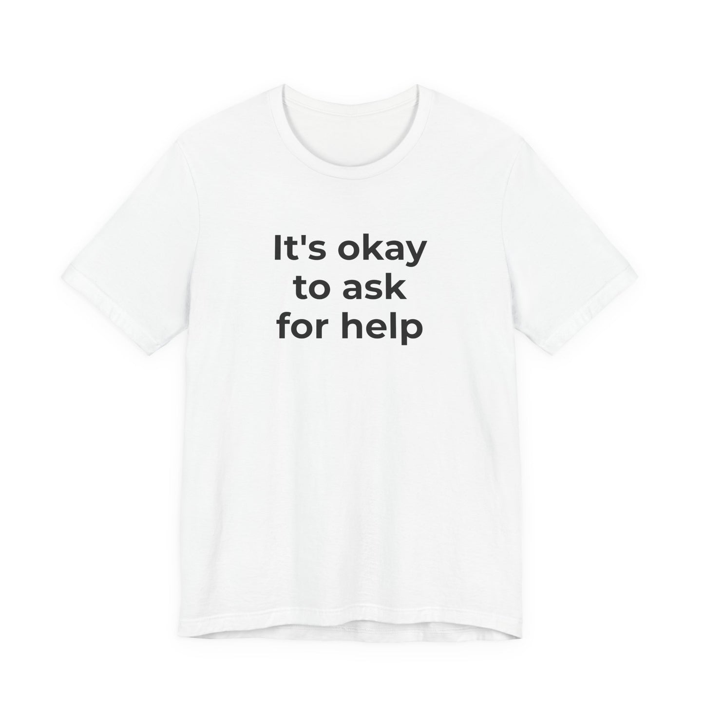Domestic Violence and Suicide Awareness - It's Okay to Ask for Help T-Shirt - Wear What You Stand For Products