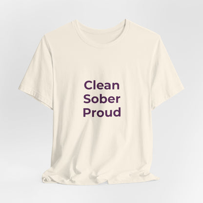 CLEAN SOBER PROUD