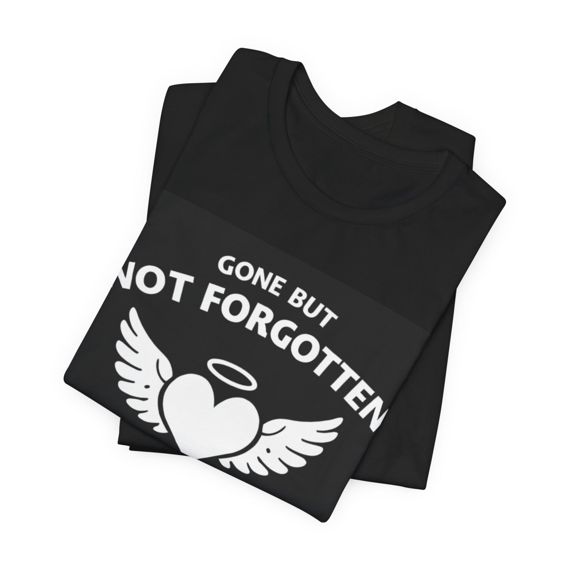 Grief and Loss T-Shirt - Gone but Never Forgotten with Diagram - Wear What You Stand For Products