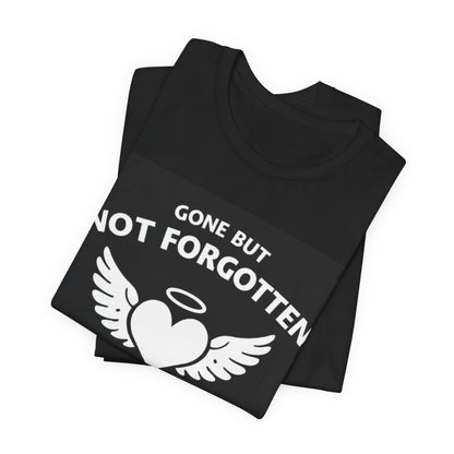 Grief and Loss T-Shirt - Gone but Never Forgotten with Diagram - Wear What You Stand For Products