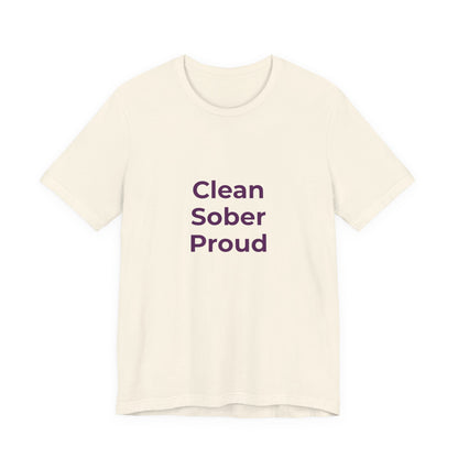 CLEAN SOBER PROUD