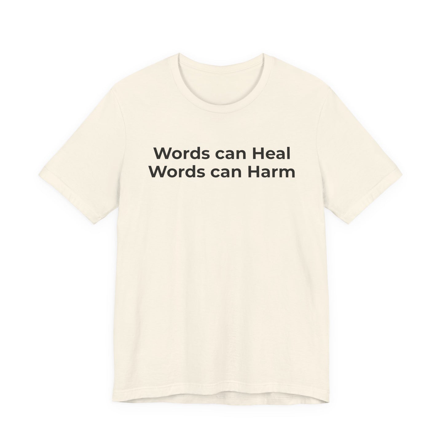 Anti-Bullying T-shirt - Words Can Heal Words Can Harm - Wear What You Stand For Products