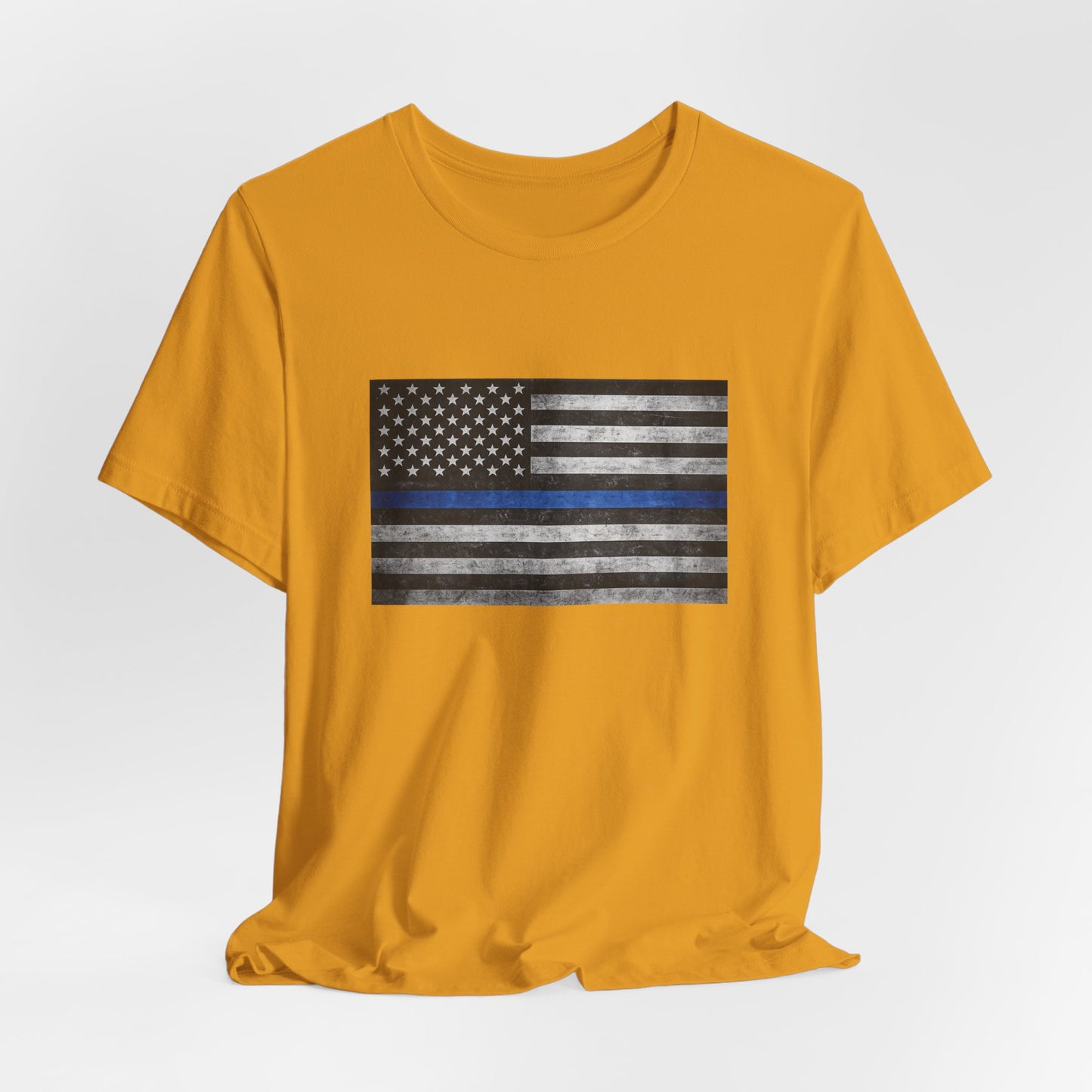 First Responders T-Shirt - Blue Line Flag - Wear What You Stand For Products